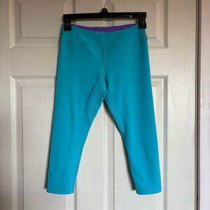 Ivivva by Lululemon Turquoise and Purple Leggings